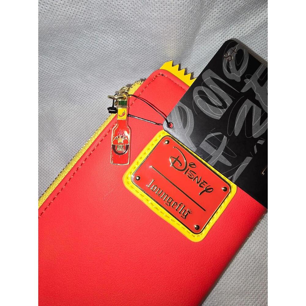 Loungefly Disney Mickey Mouse Hot Sauce Figural Wallet - Picture 4 of 4